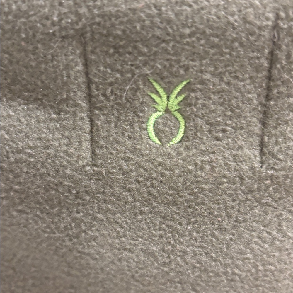 Olive Green Dudley Stephen’s Fleece Funnel Neck Sweater/Shirt - Picture 4 of 4